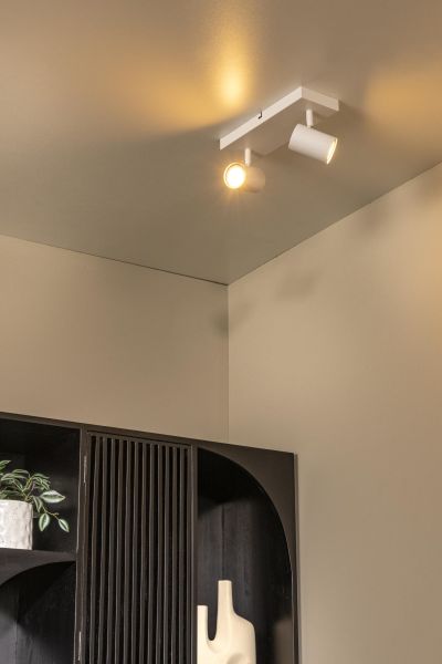 Lucide AMIGO - Ceiling spotlight - 2xGU10 - White